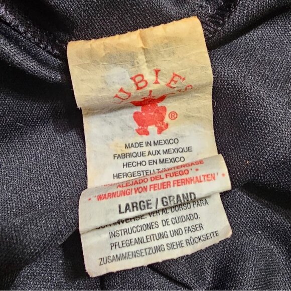 Girls Witch Costume Dress Polka Dot Velvet Hat Halloween Orange Rubie's Vintage - Picture 6 of 7